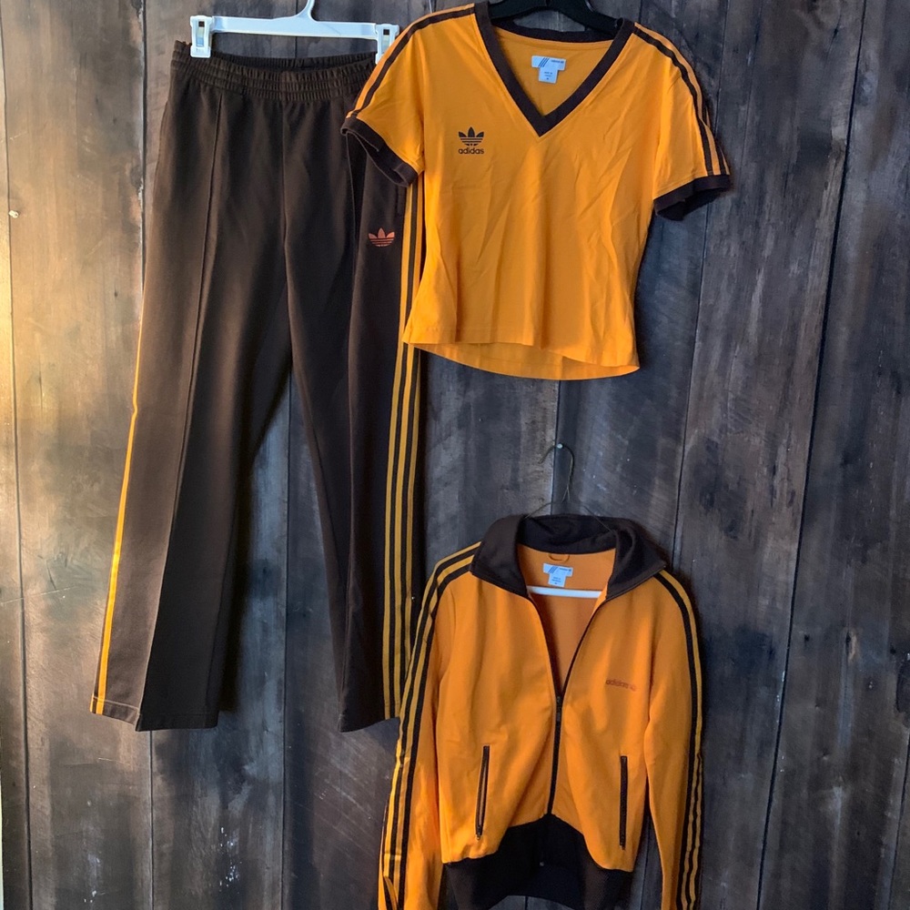 Vintage Adidas track suit